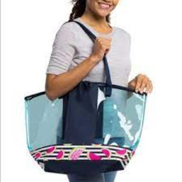 Large Clear Tote - Watermelon personalization - Picture 2 of 9